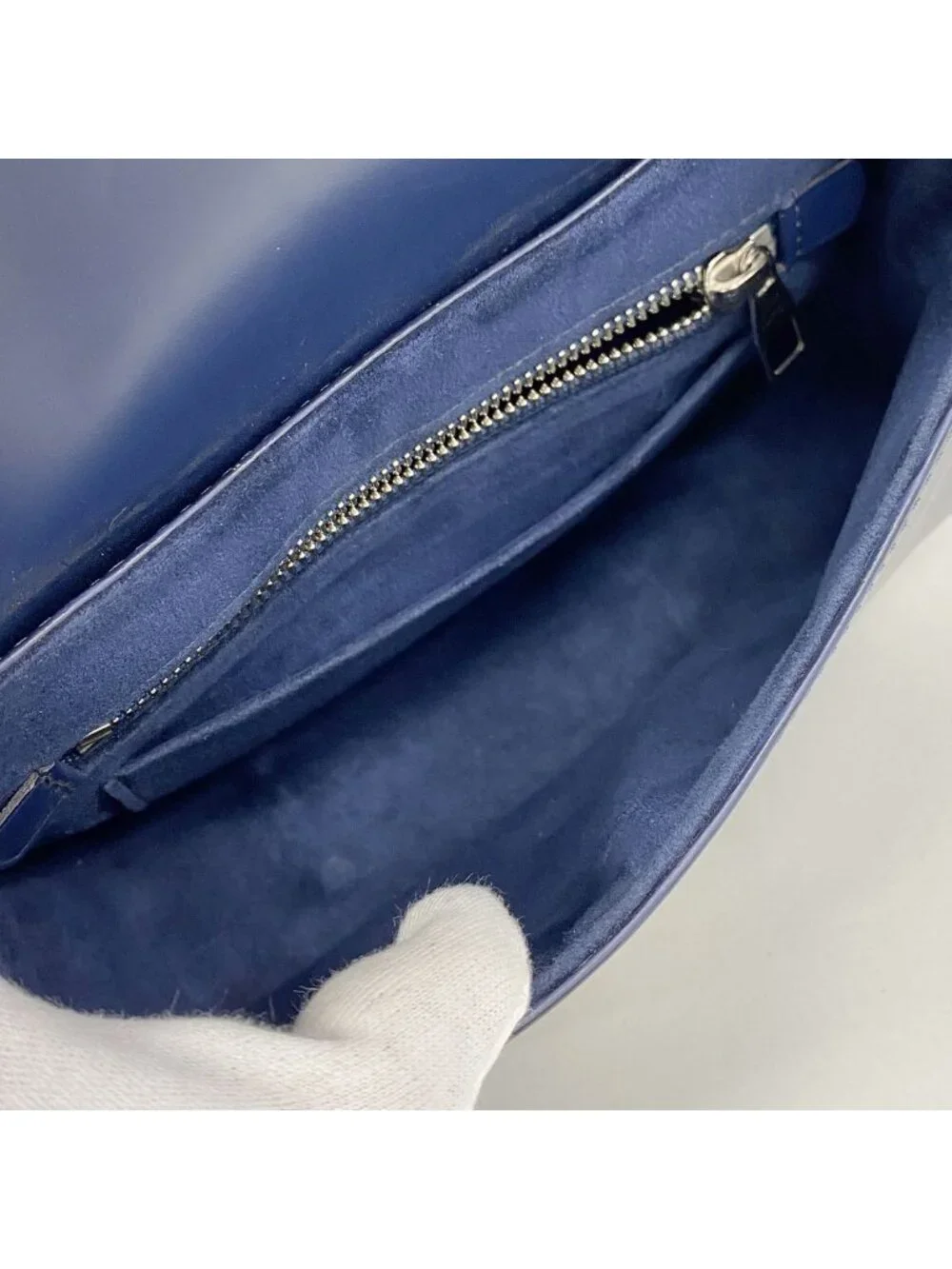 Louis Vuitton Handbag Epi Eden PM Andigo Blue 2-Way Bag